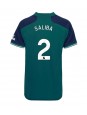 Billige Arsenal William Saliba #2 Tredjedrakt Dame 2023-24 Kortermet